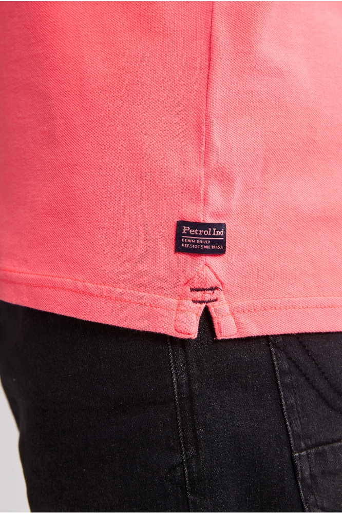 KLASSIEKE POLO WAVE M ROS POL003 3099 FIERY CORAL